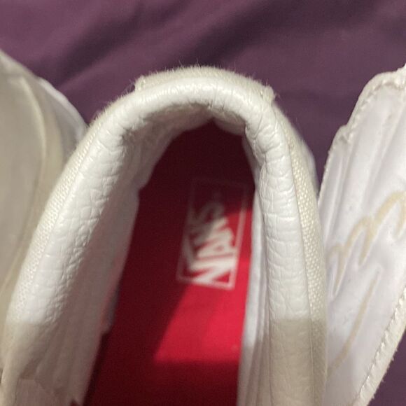 EUC Vans Rainbow Unicorn Wings White High-Top Sneakers - Picture 7 of 10